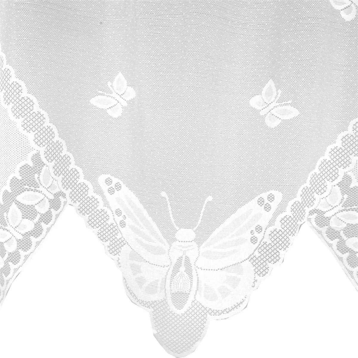 Bistrogardine 150×120 cm – 1 St, Spitzenoptik, Stangendurchzug